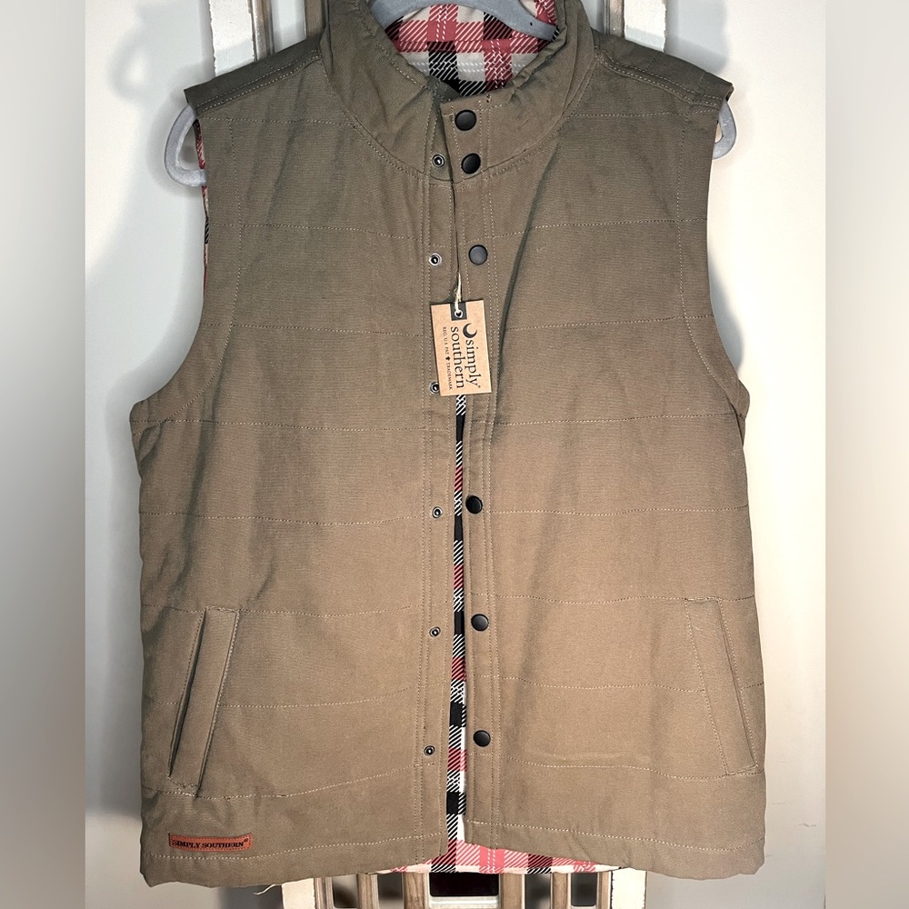 NWT Simply Southern Men's Vest